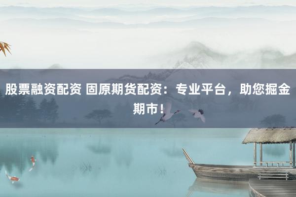 股票融资配资 固原期货配资：专业平台，助您掘金期市！