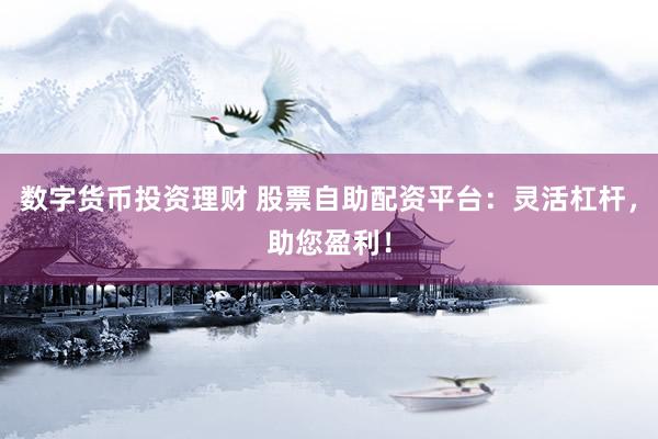数字货币投资理财 股票自助配资平台：灵活杠杆，助您盈利！